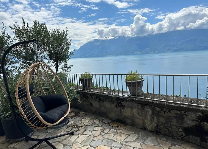 Panoramic In The Vineyard,stunning Views Of And Alps Gæstehus 3*